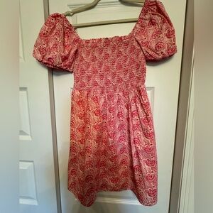 NWT- Jcrew pink pattern dress